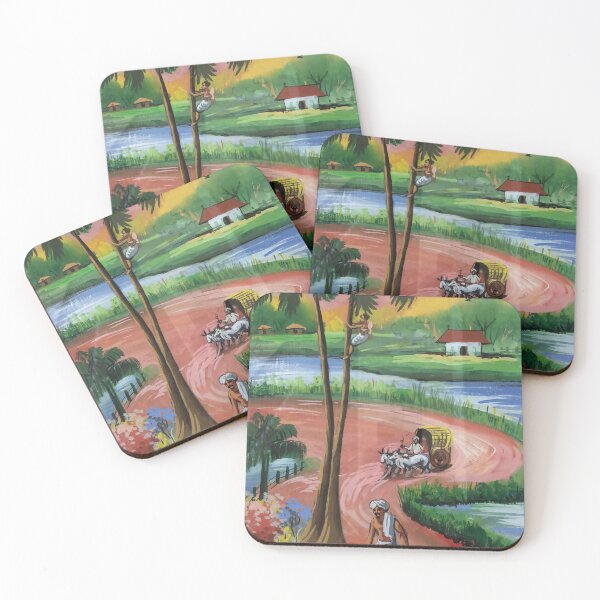 Item preview, Landscape of a Village by the River designed and sold by sanya77.