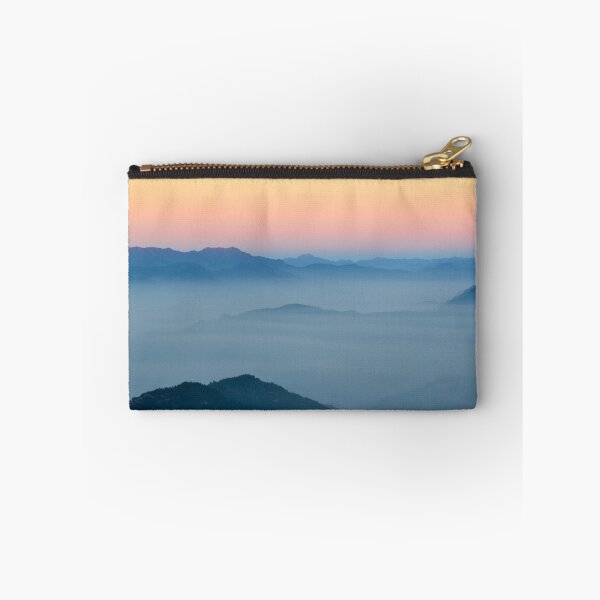 Item preview, Sunrise over misty mountain range designed and sold by wjrtapp.
