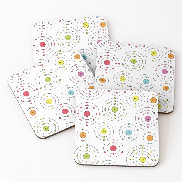 Periodic Shells Coasters (Set of 4)