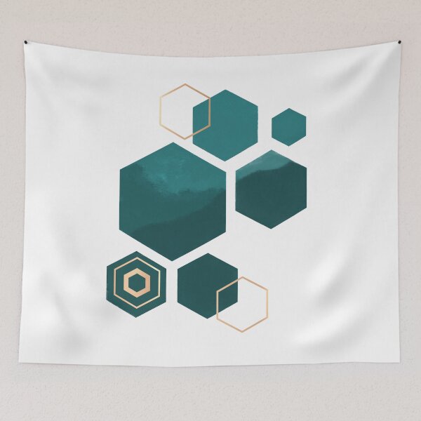 Item preview, Geometric compilation in green designed and sold by PositiveChaos.