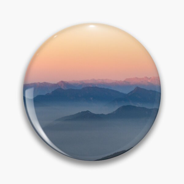 Item preview, Gradient Sunrise over mountain range designed and sold by wjrtapp.