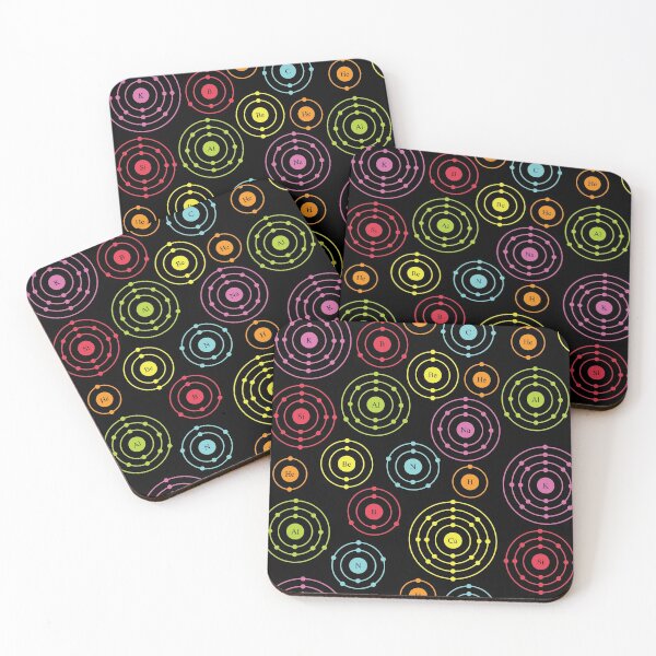 Periodic Shells Coasters (Set of 4)