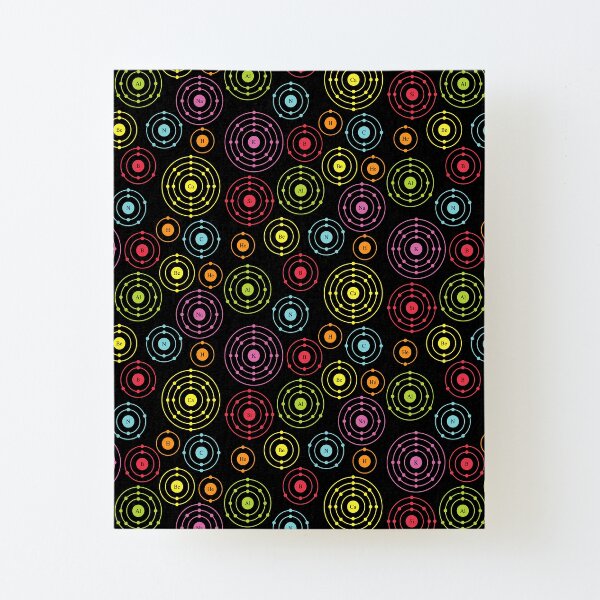 Periodic Shells Canvas Mounted Print