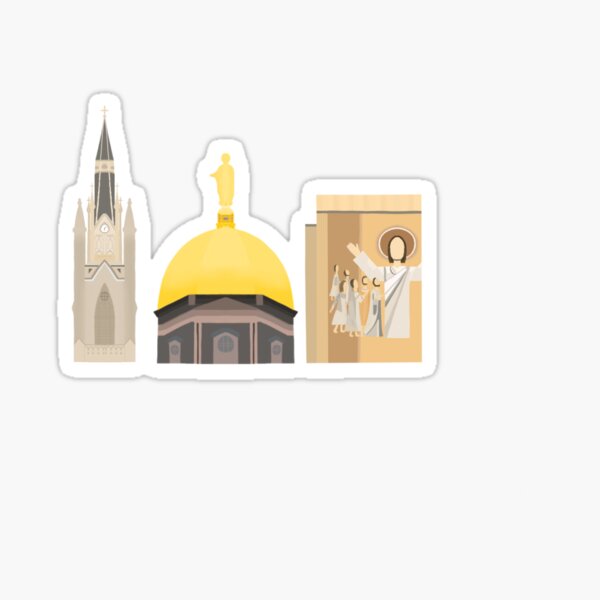 Notre Dame "Skyline" Sticker