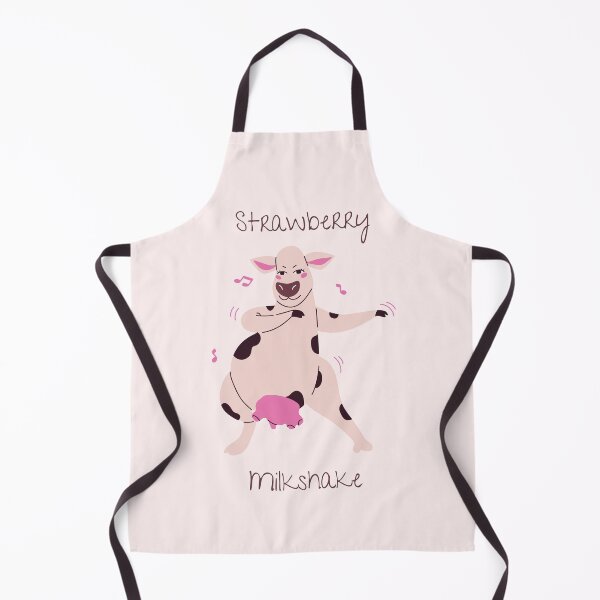 Item preview, Dancing Strawberry Cow - Strawberry Milkshake designed and sold by TeesForNerds.