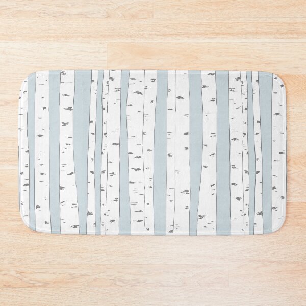Item preview, Blue Grey Aspen Forest designed and sold by fuzzyleaf.