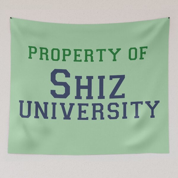 Item preview, Property of Shiz University designed and sold by Theatre Thoughts.