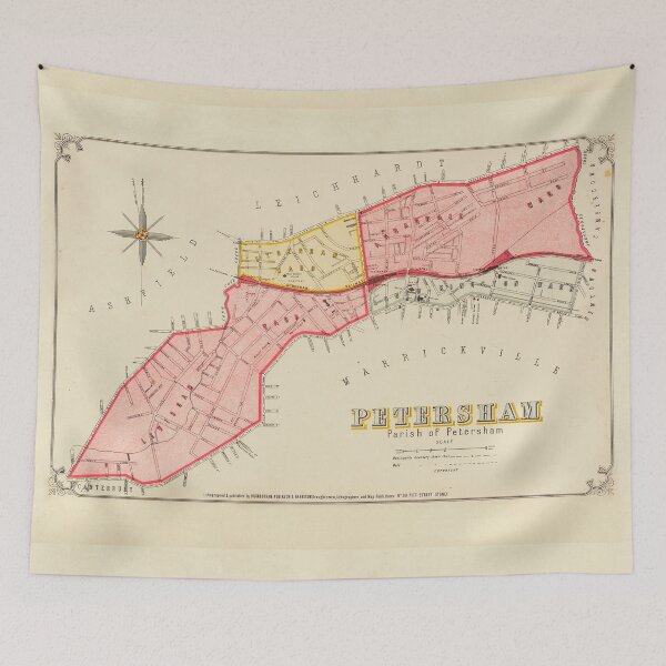 Item preview, Petersham Map (Parish of Petersham 1899) – Inner West Address Map designed and sold by MyInnerWest.