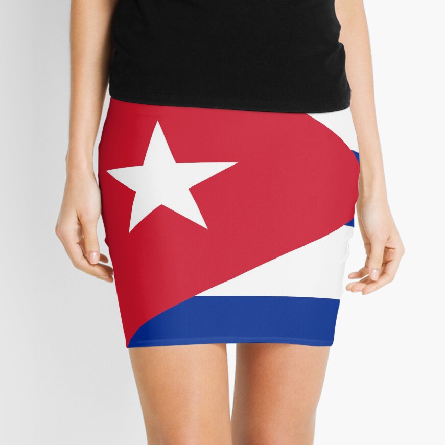 Cuban flag of Cuba Mini Skirt