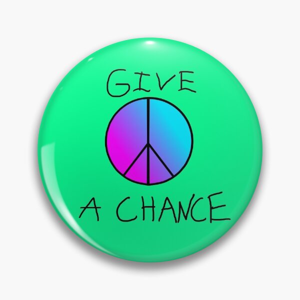 Item preview, Give Peace a Chance! designed and sold by pretzelbunny.