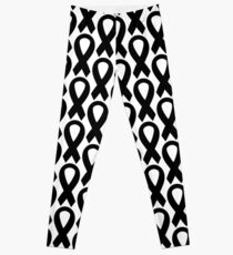 Black Awareness Ribbon Leggings
