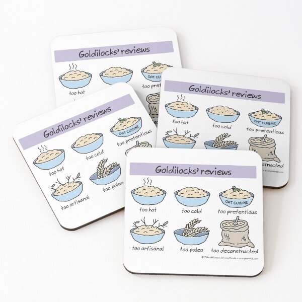 Item preview, Goldilocks' reviews designed and sold by WrongHands.