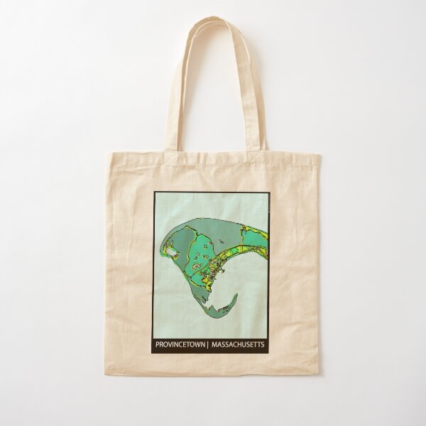 Provincetown, MA Cotton Tote Bag