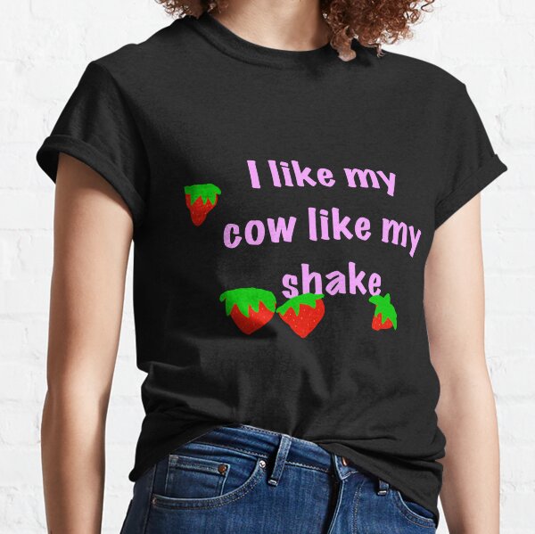 Strawberry Cow Pattern T Shirts Redbubble - strawberry cow outfit roblox template
