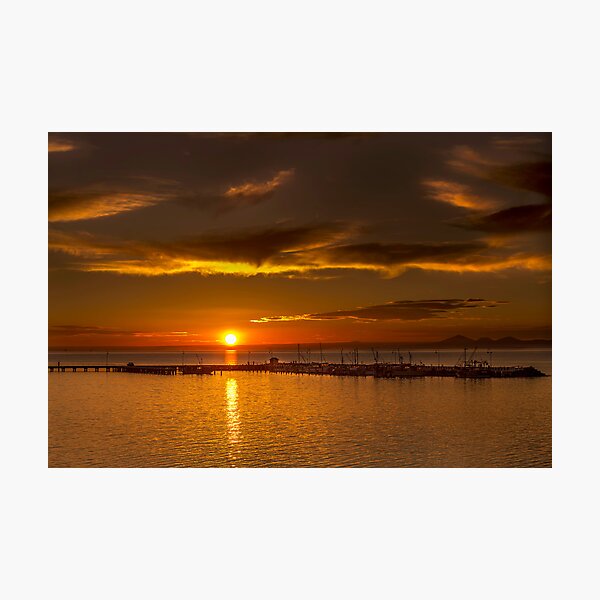Item preview, Sunset at Port - Portarlington Victoria designed and sold by Graeme Buckland.