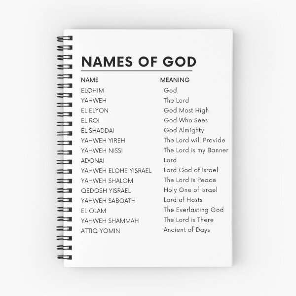 Item preview, Names of God List designed and sold by RareDelights.