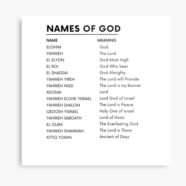 names-of-god-list-metal-print-for-sale-by-raredelights-redbubble