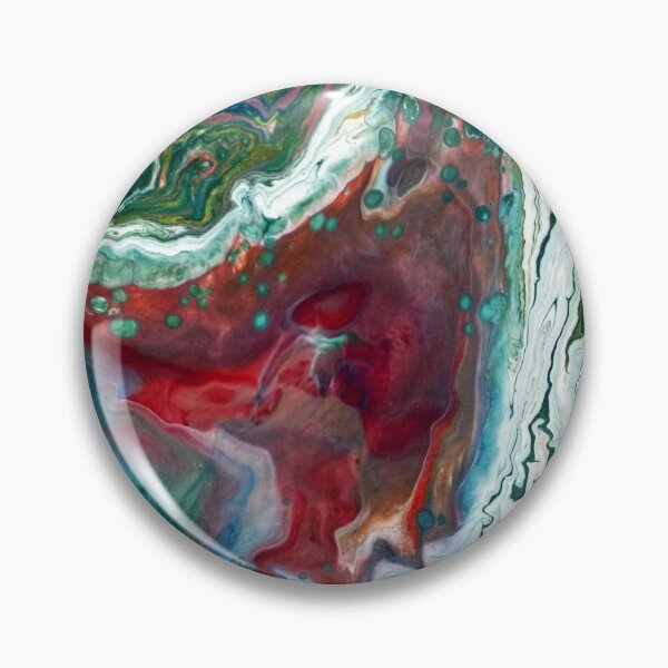 Aperçu de l'œuvre  me rappelle une agate multi-couches avec tous ses anneaux merveilleux et colorés autour d'un centre encore plus dynamique. créée et vendue par bluesmuse.