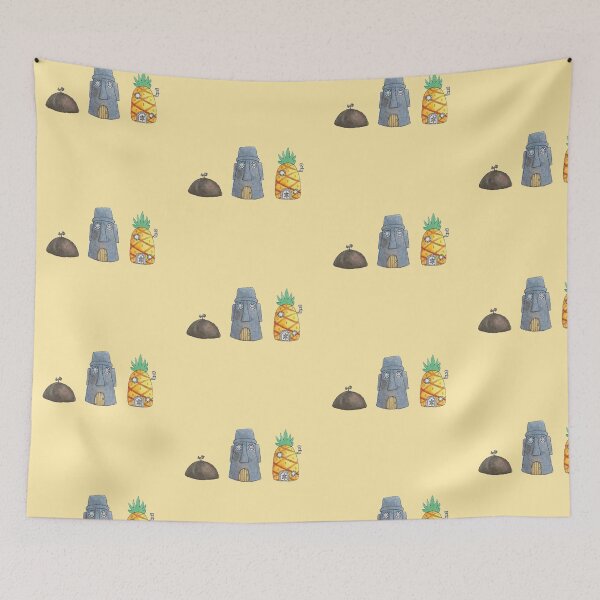 Item preview, Spongebob, Patrick, and Squidward Houses Set designed and sold by Julitortellini.