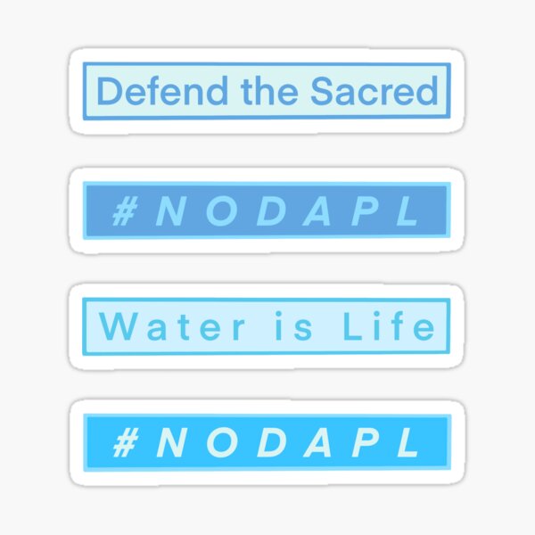Artikel-Vorschau von #NODAPL - Verteidige das Heilige – Wasser ist Leben, designt und verkauft von baeareadesigns.