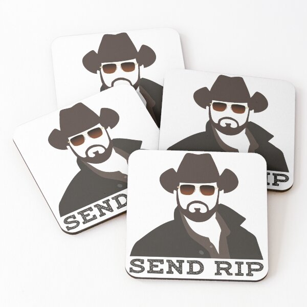Send Rip 2 Coasters (Set of 4)
