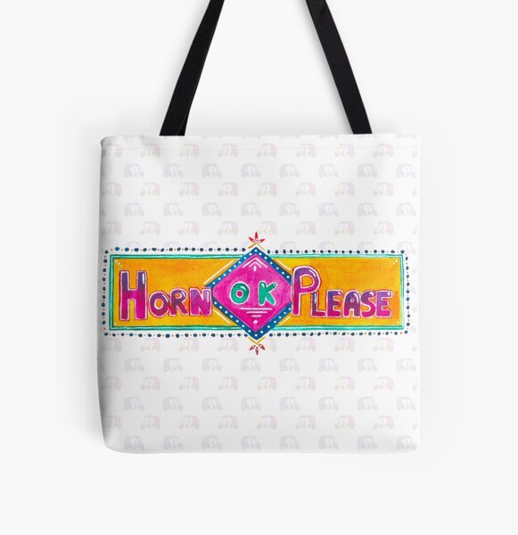 Horn OK Please sign All Over Print Tote Bag