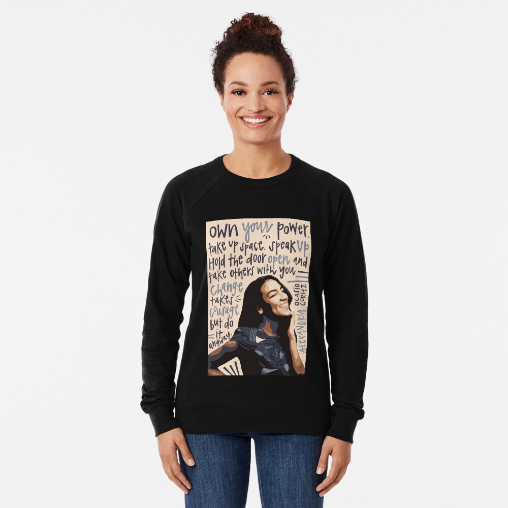 aoc expensive sweatshirt