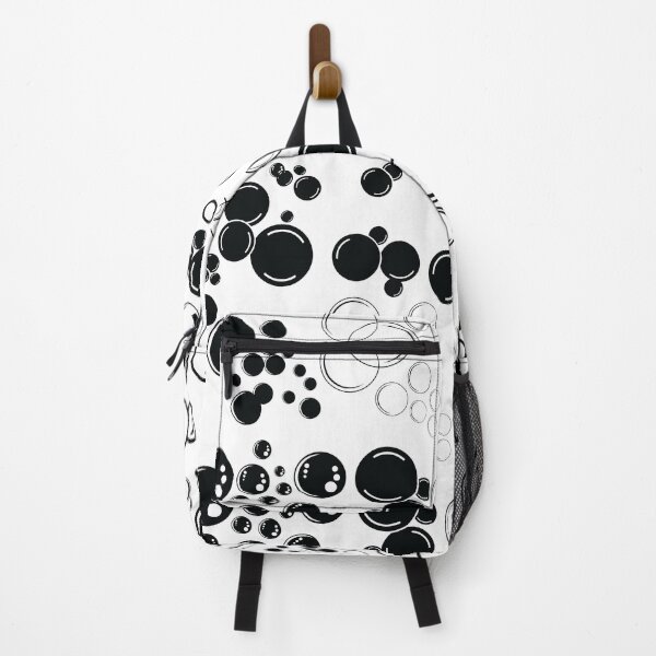 Item preview, Bubbles Black & White Pattern designed and sold by lusterhills.