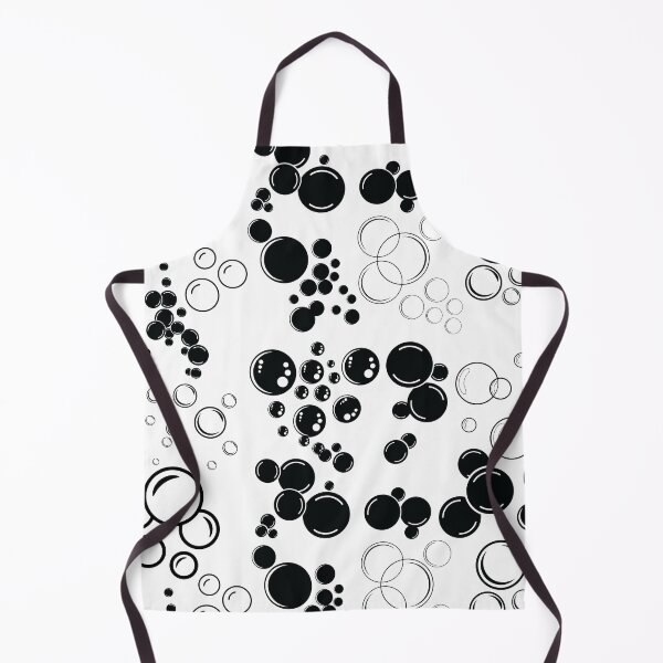 Item preview, Bubbles Black & White Pattern designed and sold by lusterhills.