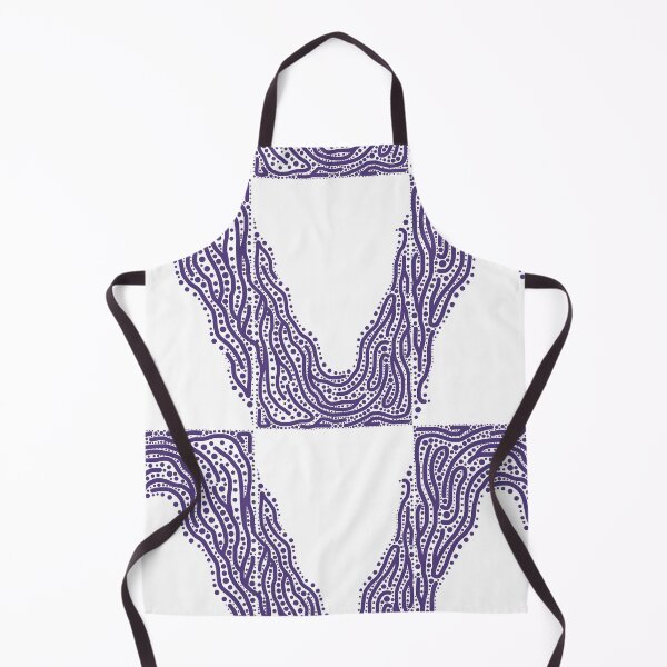Item preview, purple wave squiggle dots and lines pattern designed and sold by Ella's Doodles And Designs.