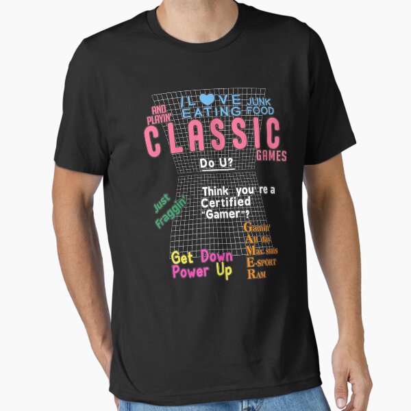Item preview, I LOVE EATING junk food AND playing CLASSIC games designed and sold by entwistle2.