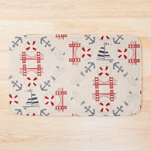 Item preview, Golde Gate Bridge Collage  designed and sold by tuesdaytextiles.