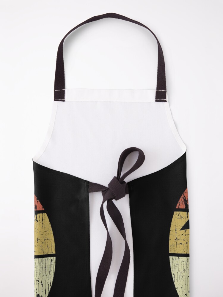 Alternate view of HBCU Grad With Cap Vintage Apron