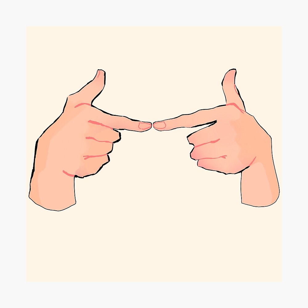 Shy Hands Poster By Kamemree Redbubble Shy Hands Poster By Kamemree Redbubble