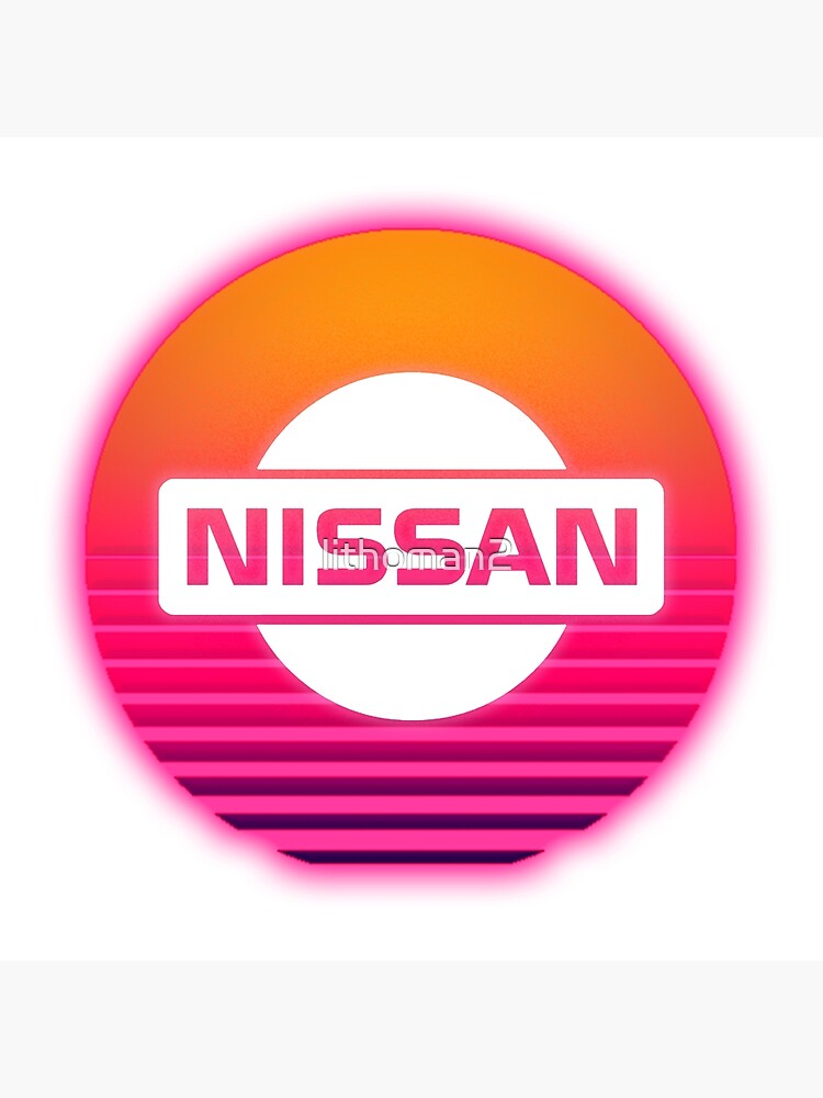 Retro Nissan Outrun Emblem Poster For Sale By Lithoman2 Redbubble