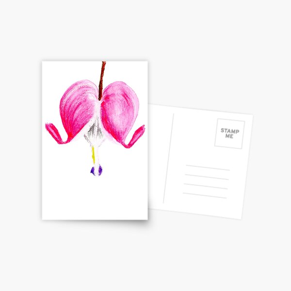 Item preview, Bleeding Heart Drawing Flower designed and sold by leiriin.