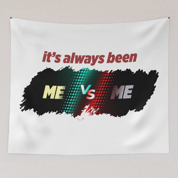 Item preview, It's been always Me versus Me designed and sold by LynksArts.