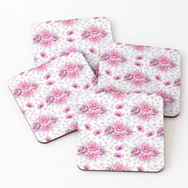 Item preview, Estampado rosa rosa y morado designed and sold by clounewcomb.