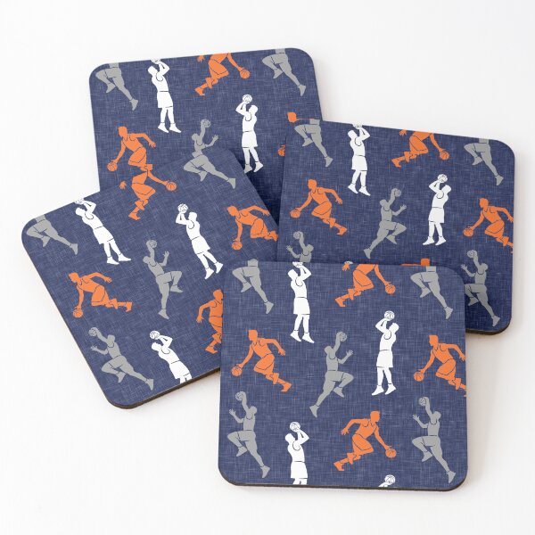 Item preview, Boy's Basketball - Navy, orange, gray designed and sold by littlearrow.