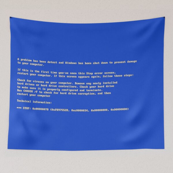Item preview, Blue Screen of Death designed and sold by D00MTRAIN.