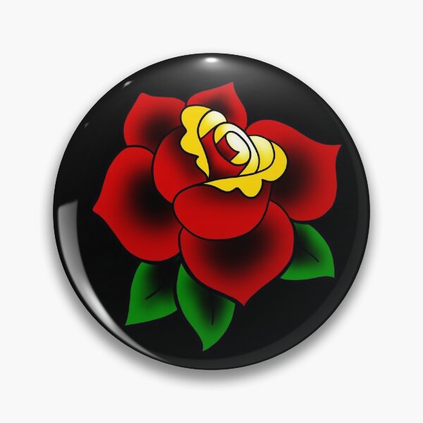 Item preview, Traditional Tattoo Rose Flash Art designed and sold by Caseychaotic.