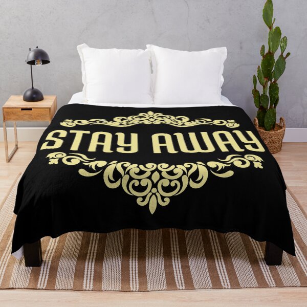 Item preview, Stay Away Decorative Typography designed and sold by patternprint1.