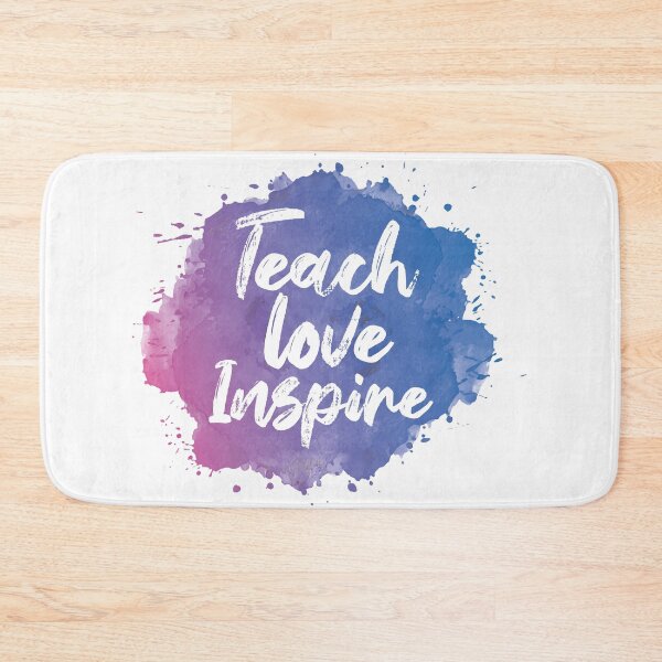 Item preview, Teach Love Inspire water colour style. designed and sold by ShutterKapan.