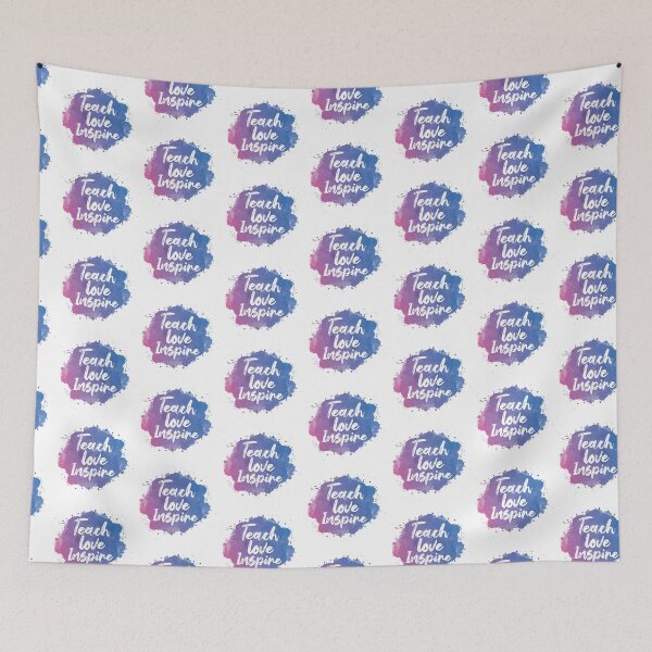 Item preview, Teach Love Inspire water colour style. designed and sold by ShutterKapan.