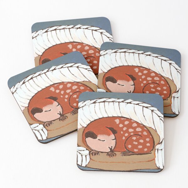 Aperçu de l'œuvre Cochon d'Inde : Sweet Dreams-Dalmation Cavy ~ GRANDE CONCEPTION GRAPHIQUE ~ Pop Art ~ Peinture originale ~ LilyKoArt créée et vendue par Spinning Plates 360.