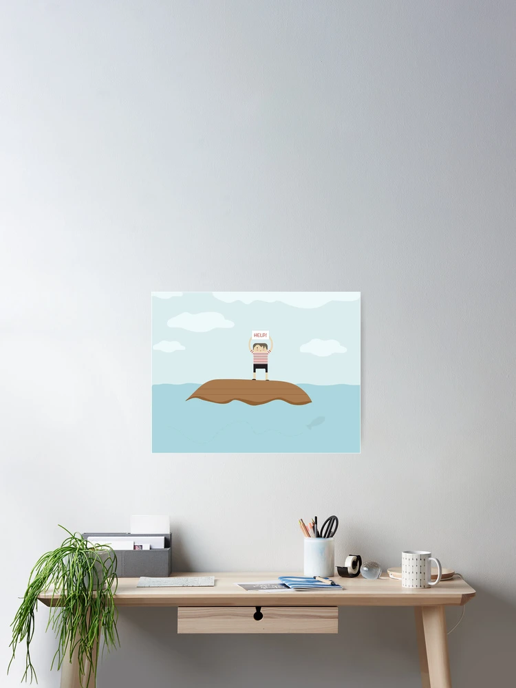 Thumbnail 2 of 3, Poster, Help! designed and sold by mogencreative.
