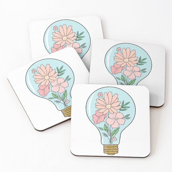 Item preview, Flores en una bombilla designed and sold by Sophia Chung.