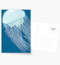 Swimming with the jellyfish Postcards