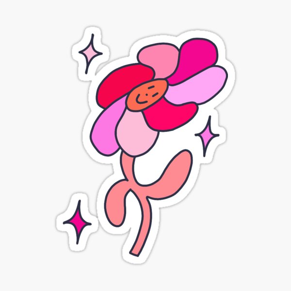 Rosy Flower Sticker