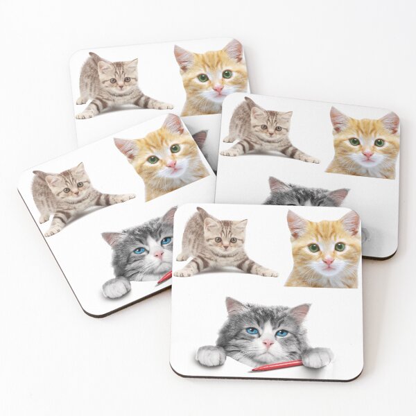 Item preview, Cute cats for cat lovers designed and sold by PaperDreamPod.